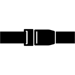Icon of adjustable strap buckle, symbolizing secure and customizable fit for TheraPexa neck and shoulder massager